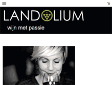 Tablet Screenshot of landoliumwijnen.be